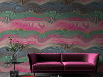 SPACE - Striped Ecological nonwoven wallpaper by Architects Paper - view 2